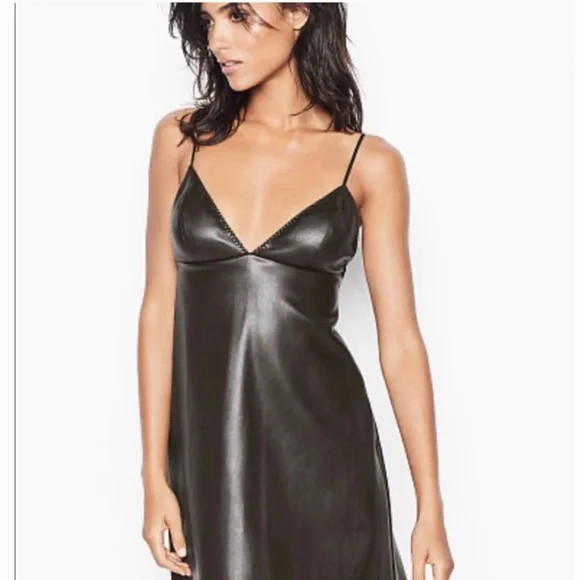 chinese dress ladies Victoria's Secret Fashion Show '24 Women's Velvet Stardust Long Slip Dress,  Black, Large at Amazon Women's Clothing store